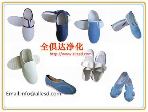 Antistatic Four Hole PU PVC Cleanroom ESD Shoes